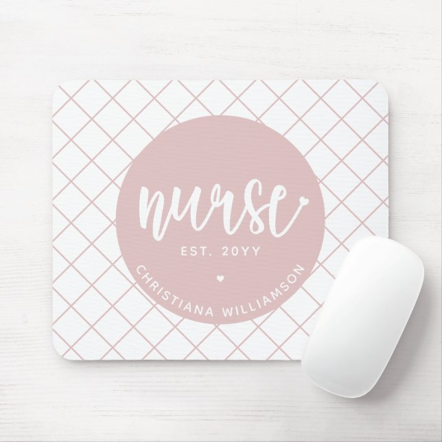 Personlig Nurse RN studenten Elegant Musmatta (Med mus)