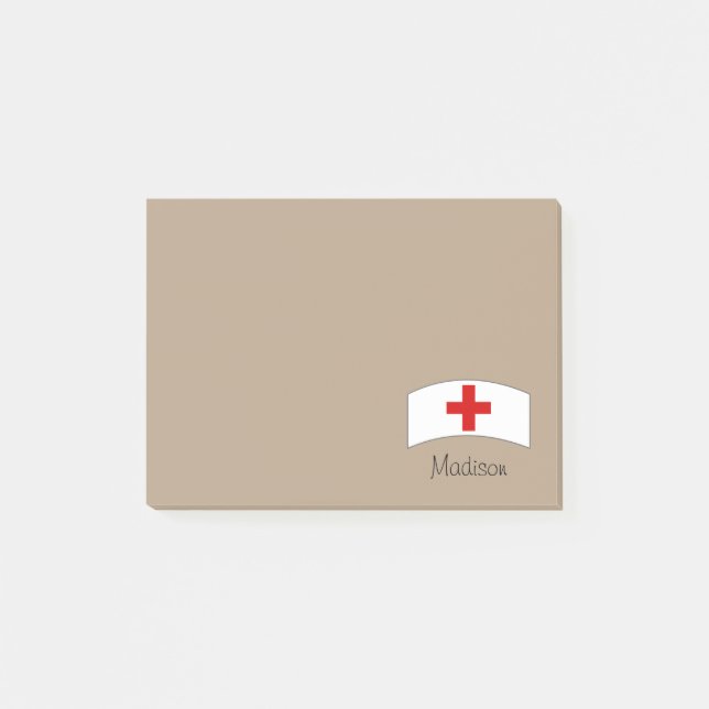 Personlig Nurse Sticky Notes Post-it Block (Framsida)