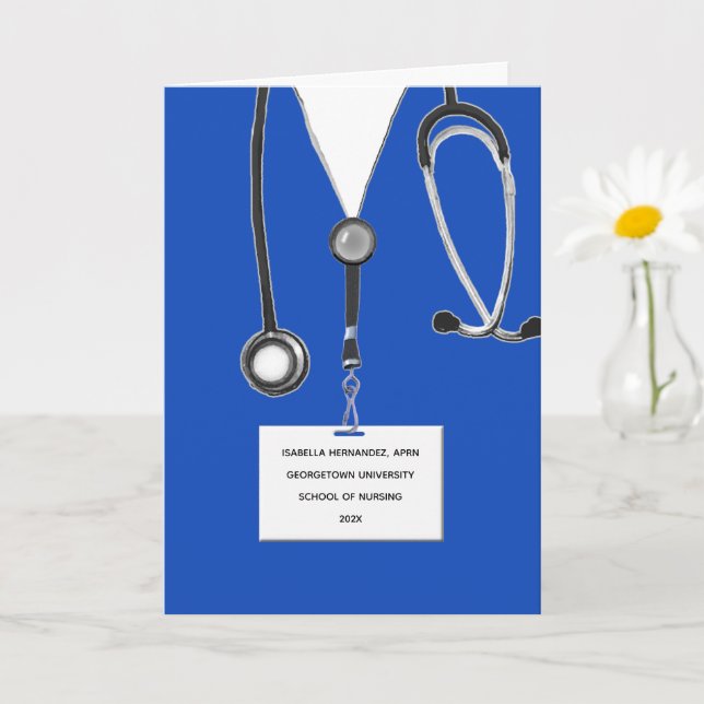 Personlig Nurse Studenten-kort Kort (Liten växt)