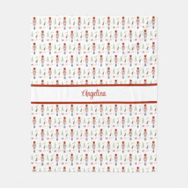 Personlig Nutcracker Ballet Music Helgdag Fleecefilt