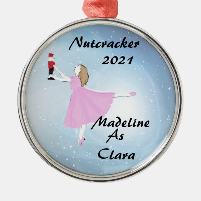 Personlig Nutcracker Clara ornament (Framsidan)
