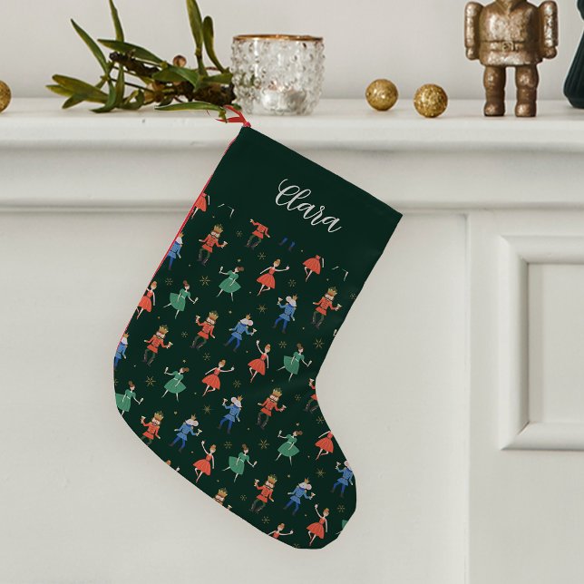 Personlig Nutcracker Cocktail-fest Liten Julstrumpa (Skapare uppladdad)