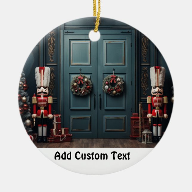 "Personlig Nutcracker jul Ornament (Framsidan)