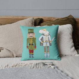 Personlig Nutcracker-julblått Kudde