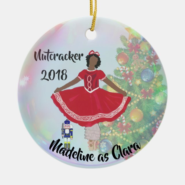 Personlig Nutcracker Ornament - Clara (Framsidan)