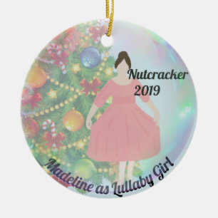 Personlig Nutcracker Ornament - Lullaby Girl
