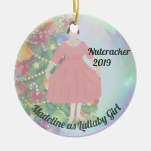 Personlig Nutcracker Ornament - Lullaby Girl
