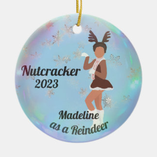Personlig Nutcracker Ornament - renare