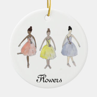 Personlig Nutcracker Waltz of the Flowers Julgransprydnad Keramik