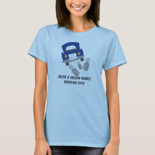 Personlig Ny gifta T-shirt