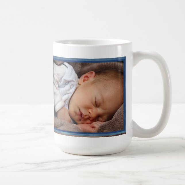 Personlig Nya Bebis / Farmor Farfar Moster Morbror Kaffemugg (Höger)