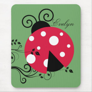 Personlig Nyckelpiga Mouse Pad Ladybug Musmatta