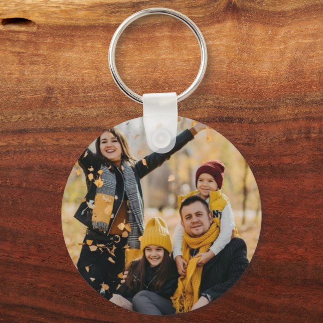 Personlig nyckelring med familjefoto (Framsida)
