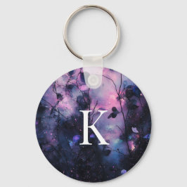 Personlig nyckelring med initialer för bröllop & f