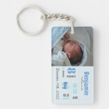 Personlig Nyfött foto Birth-meddelande