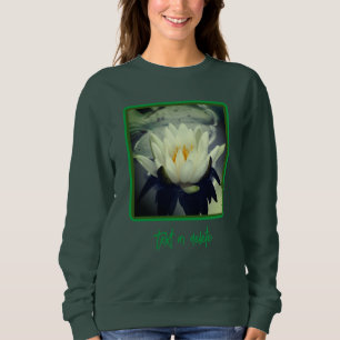Personlig Nymfblad Lotusblomma Blomster T Shirt