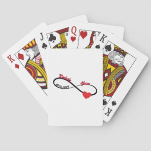 Personlig oändlig med hjärta casinokort