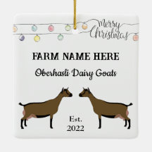 Personlig Oberhasli Dairy Goat White-jul