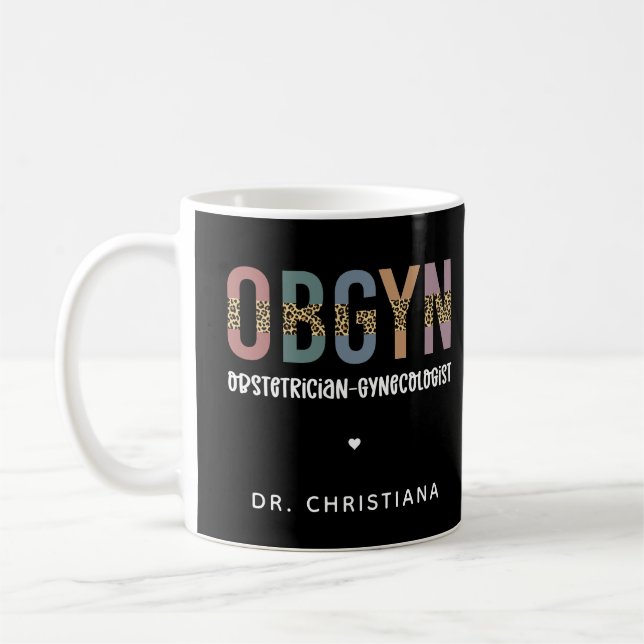 Personlig OBGYN Obstetrician Gynecolog Kaffemugg (Vänster)