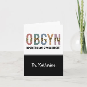 Personlig OBGYN Obstetrician Gynecolog Kort