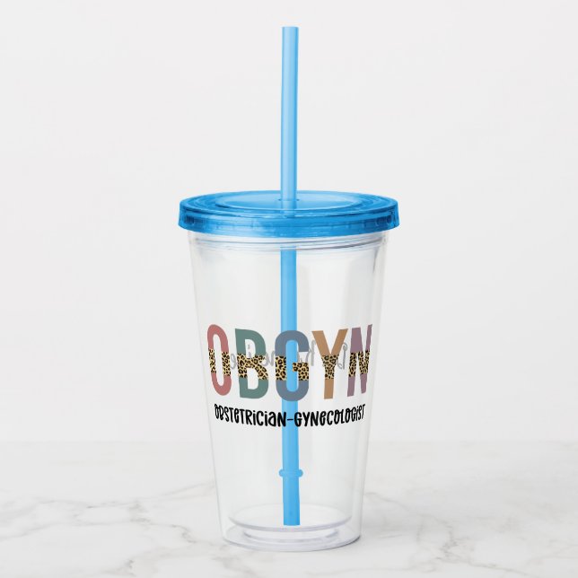 Personlig OBGYN Obstetrician Gynecolog Take Away Mugg (Framsida)