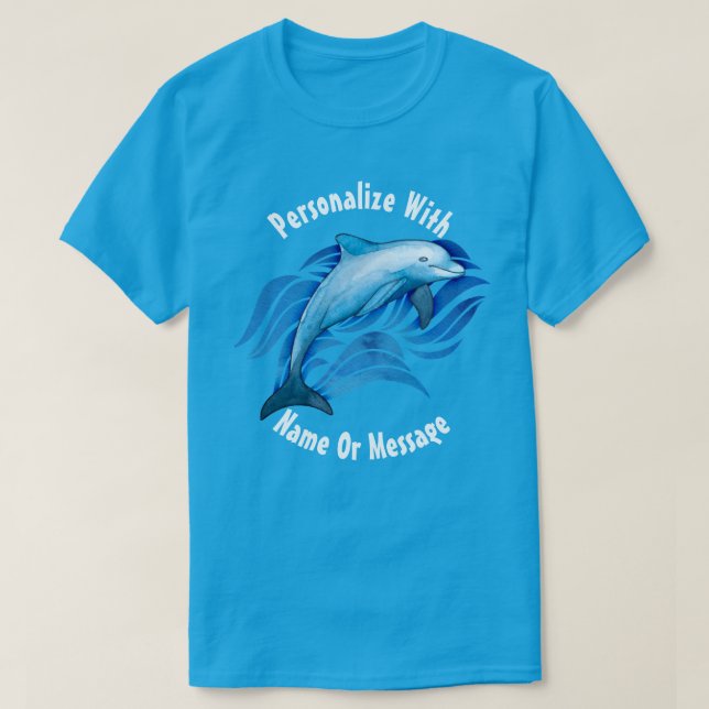 PERSONLIG Ocean Dolphin T-shirt (Design framsida)