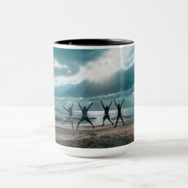 Personlig Ocean strand view Scene-kaffe Mugg