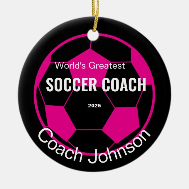 Personlig Ocer Coach Ornament (Framsidan)