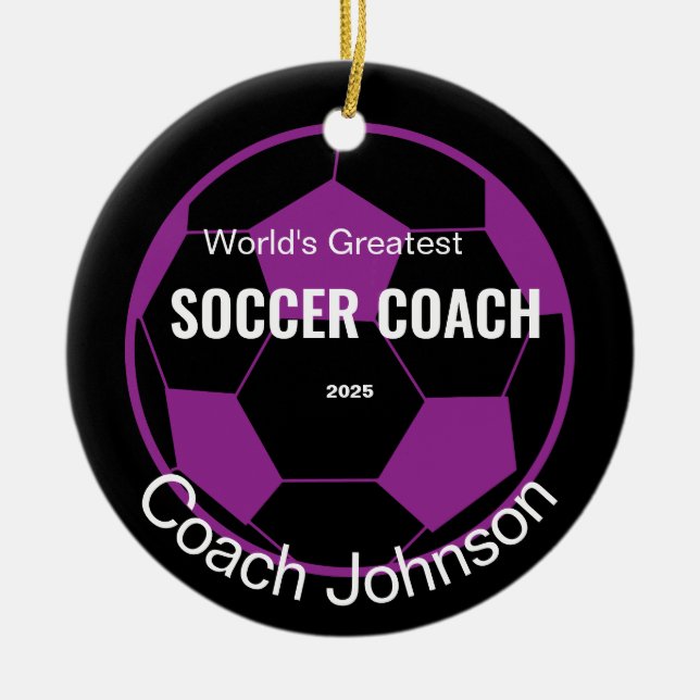 Personlig Ocer Coach Ornament (Framsidan)