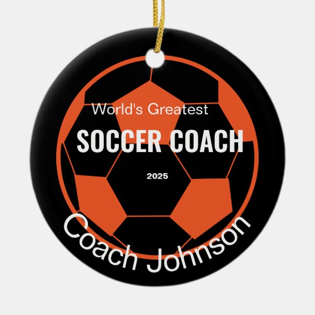 Personlig Ocer Coach Ornament (Framsidan)