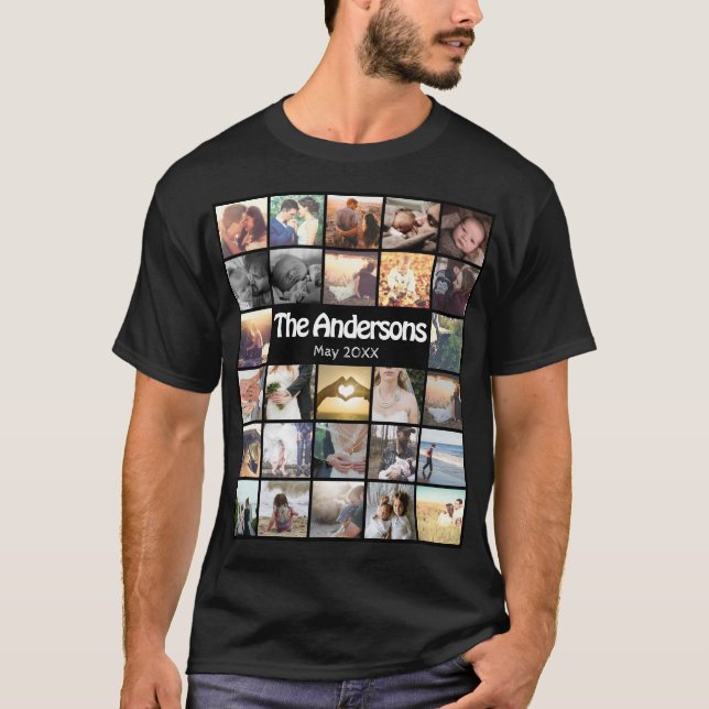 Personlig och bilder t shirt (Framsida)