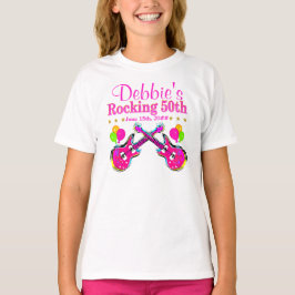 PERSONLIG OCH DATED 50:E ROCKSTJÄRNANS T-SHIRT