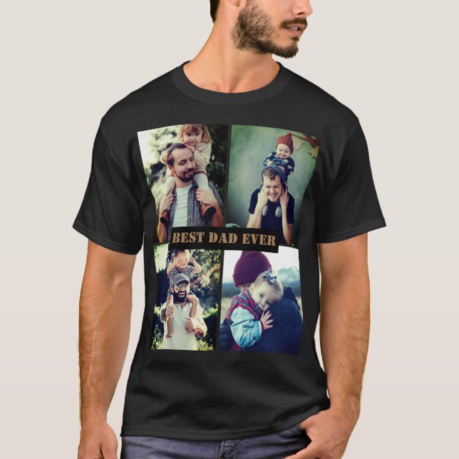 Personlig och foto x4 t shirt (Framsida)