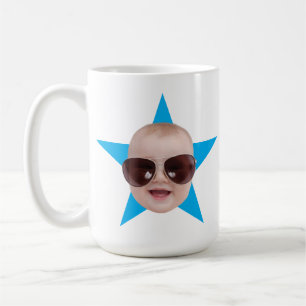 Personlig Office Star Ansikte Anpassningsbar Ansik Kaffemugg