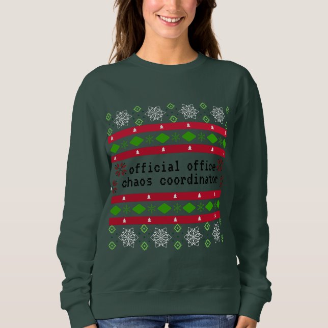 Personlig Officiell Office Ugly ’Sweater’ T Shirt (Framsida)