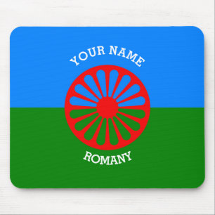 Personlig Officiell Romansk zigenare flagga Musmatta