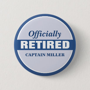 Personlig officiellt pensionerad knapp