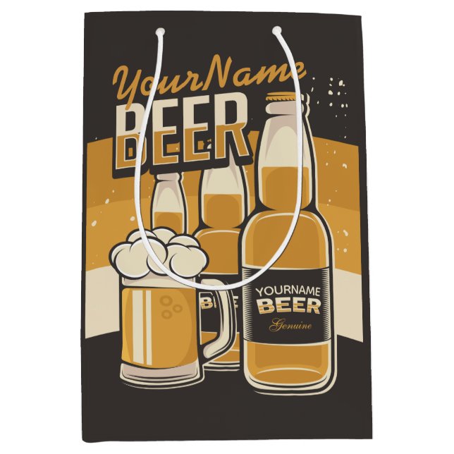 Personlig Ölbottel Sudsy Mugg Bryggeri Bar  (Framsidan)