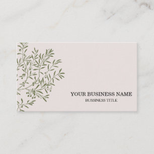 Personlig Olive Gren Catering Chef Visitkort