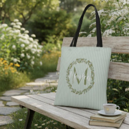 Personlig olivkvistmonogram totetaska tygkasse