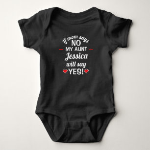 Personlig Om mamma säger nej kommer min moster at T Shirt