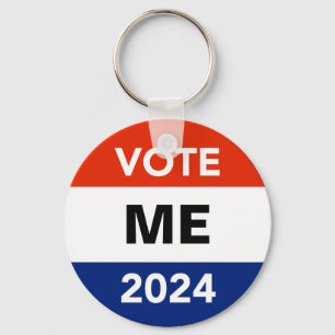 Personlig omröstning 2024 Presidentval i Kampanj Nyckelring