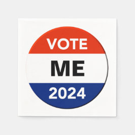 Personlig omröstning 2024 Presidentval i Kampanj Pappersservett