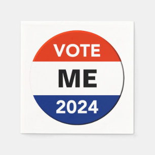 Personlig omröstning 2024 Presidentval i Kampanj Pappersservett