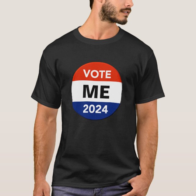 Personlig omröstning 2024 Presidentval i Kampanj T Shirt (Framsida)