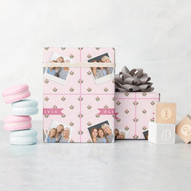 Personlig Ömtålig Botanisk Blommig Romantisk Presentpapper (Baby Shower)