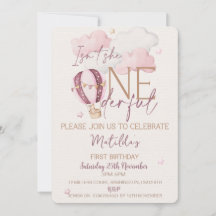 Personlig ONE00-inbjudningar till första födelseda