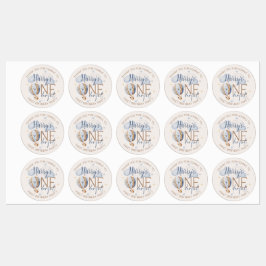 Personlig ONEderful 1st Birthday Party Stickers