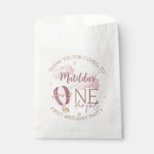 Personlig ONEderful First Birthday Favor Bagors