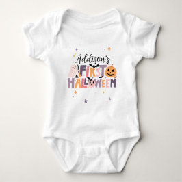 Personlig Onesie för Babys Första Halloween T Shirt